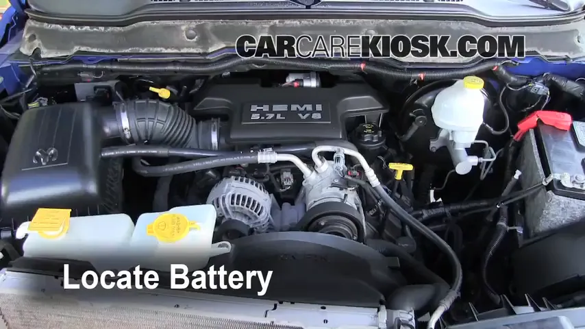 2007 Dodge Ram 1500 Laramie 5.7L V8 Extended Crew Cab Pickup Battery Jumpstart
